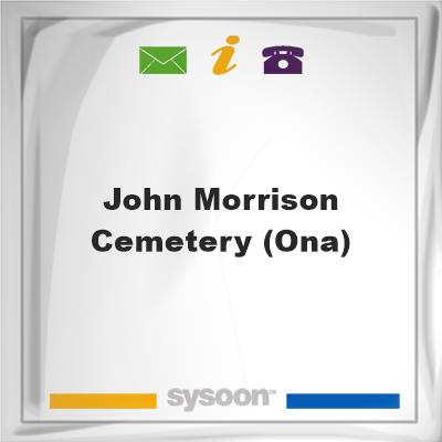 John Morrison Cemetery (Ona), John Morrison Cemetery (Ona)