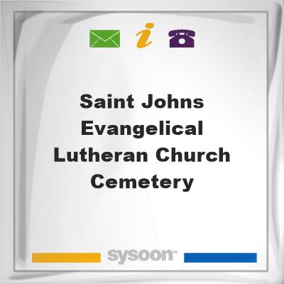 Saint Johns Evangelical Lutheran Church Cemetery, Saint Johns Evangelical Lutheran Church Cemetery