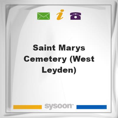 Saint Marys Cemetery (West Leyden), Saint Marys Cemetery (West Leyden)