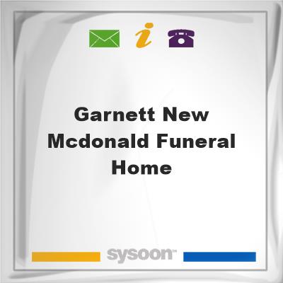 Garnett-New-McDonald Funeral HomeGarnett-New-McDonald Funeral Home on Sysoon