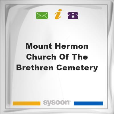 Mount Hermon Church of the Brethren CemeteryMount Hermon Church of the Brethren Cemetery on Sysoon