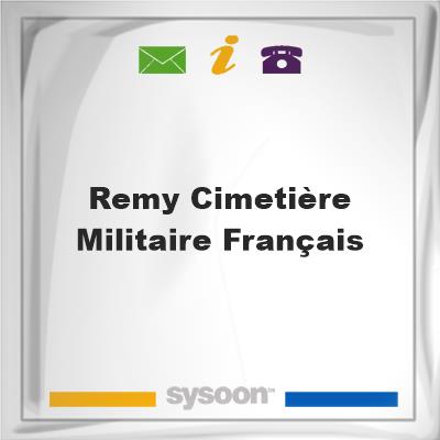 Remy Cimetière Militaire FrançaisRemy Cimetière Militaire Français on Sysoon