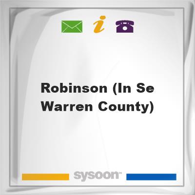 Robinson (in SE Warren County), Robinson (in SE Warren County)