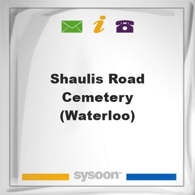 Shaulis Road Cemetery (Waterloo), Shaulis Road Cemetery (Waterloo)