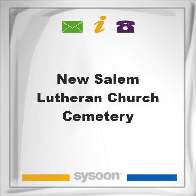 New Salem Lutheran Church CemeteryNew Salem Lutheran Church Cemetery on Sysoon