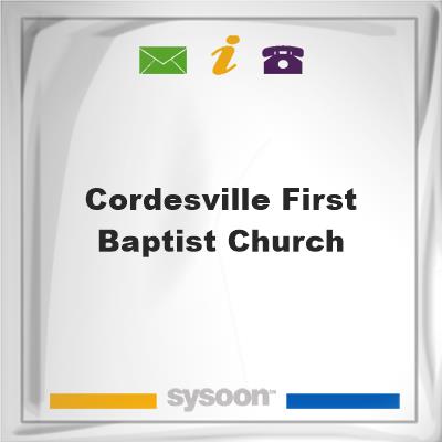 Cordesville First Baptist Church, Cordesville First Baptist Church