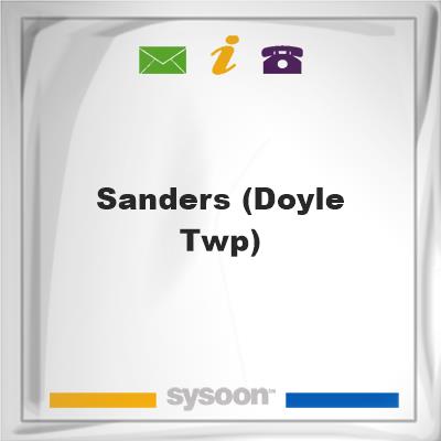 Sanders (Doyle Twp), Sanders (Doyle Twp)