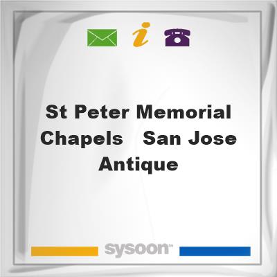 St. Peter Memorial Chapels - San Jose, Antique, St. Peter Memorial Chapels - San Jose, Antique
