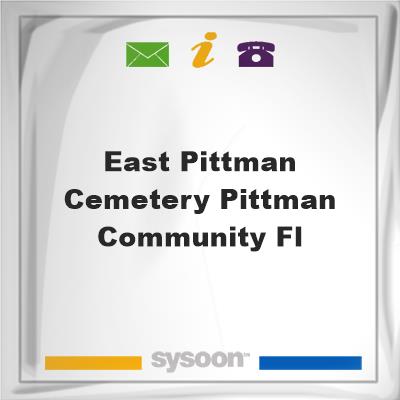 East Pittman Cemetery, Pittman Community, FL, East Pittman Cemetery, Pittman Community, FL