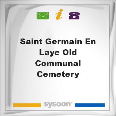 Saint Germain-en-Laye Old Communal Cemetery, Saint Germain-en-Laye Old Communal Cemetery