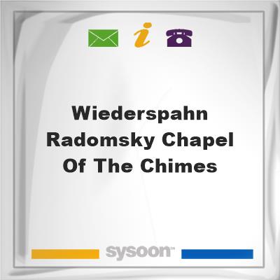 Wiederspahn-Radomsky Chapel of the Chimes, Wiederspahn-Radomsky Chapel of the Chimes