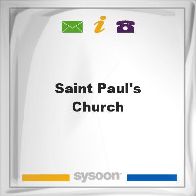 Saint Paul's ChurchSaint Paul's Church on Sysoon