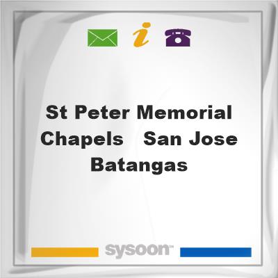 St. Peter Memorial Chapels - San Jose, BatangasSt. Peter Memorial Chapels - San Jose, Batangas on Sysoon