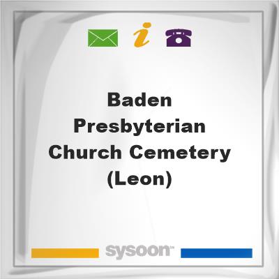 Baden Presbyterian Church Cemetery (Leon), Baden Presbyterian Church Cemetery (Leon)