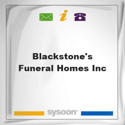 Blackstone's Funeral Homes Inc, Blackstone's Funeral Homes Inc