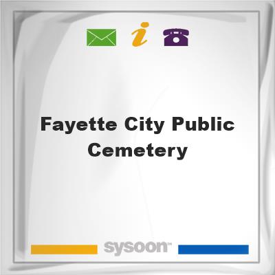 Fayette City Public Cemetery, Fayette City Public Cemetery
