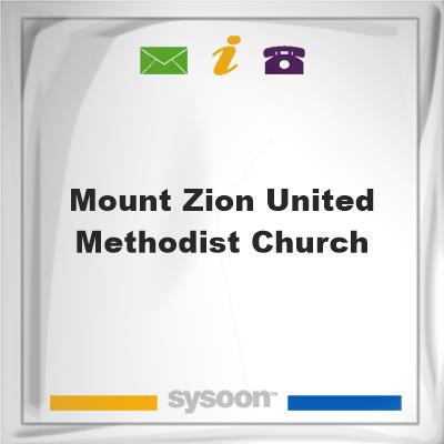 Mount Zion United Methodist Church, Mount Zion United Methodist Church