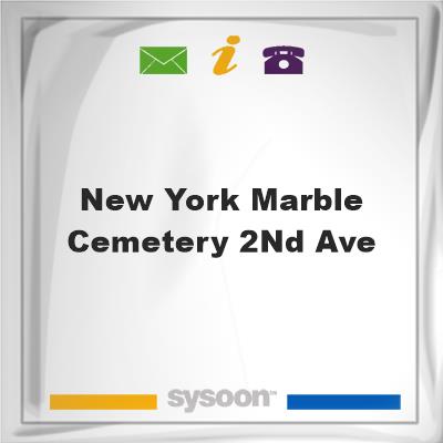 New York Marble Cemetery, 2nd AveNew York Marble Cemetery, 2nd Ave on Sysoon