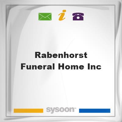 Rabenhorst Funeral Home IncRabenhorst Funeral Home Inc on Sysoon