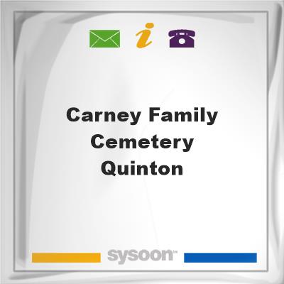 Carney Family Cemetery - Quinton, Carney Family Cemetery - Quinton
