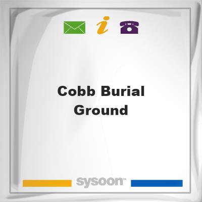 Cobb Burial Ground, Cobb Burial Ground