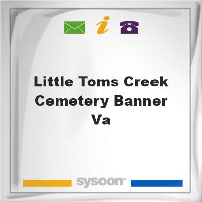 Little Toms creek Cemetery Banner VA, Little Toms creek Cemetery Banner VA