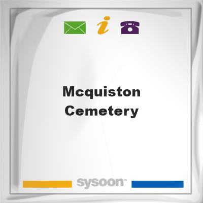 McQuiston Cemetery, McQuiston Cemetery
