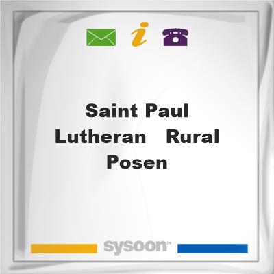 Saint Paul Lutheran - Rural Posen, Saint Paul Lutheran - Rural Posen