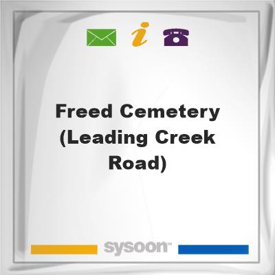 Freed Cemetery (Leading Creek Road)Freed Cemetery (Leading Creek Road) on Sysoon