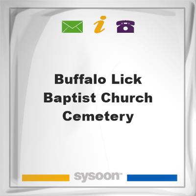 Buffalo Lick Baptist Church Cemetery, Buffalo Lick Baptist Church Cemetery