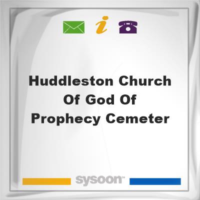 Huddleston Church of God of Prophecy Cemeter, Huddleston Church of God of Prophecy Cemeter
