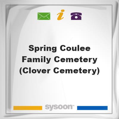 Spring Coulee Family Cemetery (Clover Cemetery)Spring Coulee Family Cemetery (Clover Cemetery) on Sysoon