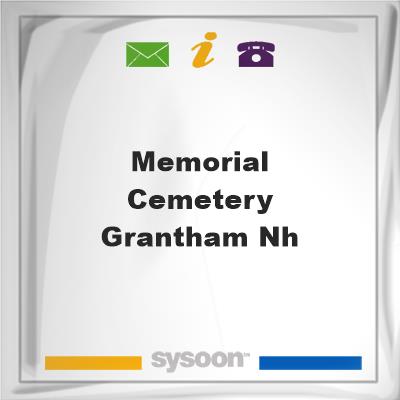 Memorial Cemetery-Grantham, NH, Memorial Cemetery-Grantham, NH
