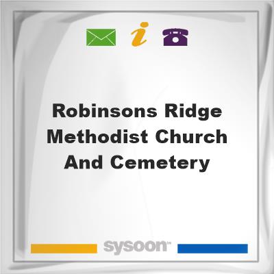 Robinsons Ridge Methodist Church and Cemetery, Robinsons Ridge Methodist Church and Cemetery