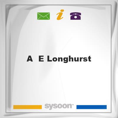 A. & E. LonghurstA. & E. Longhurst on Sysoon