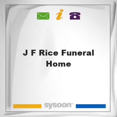 J F Rice Funeral Home, J F Rice Funeral Home