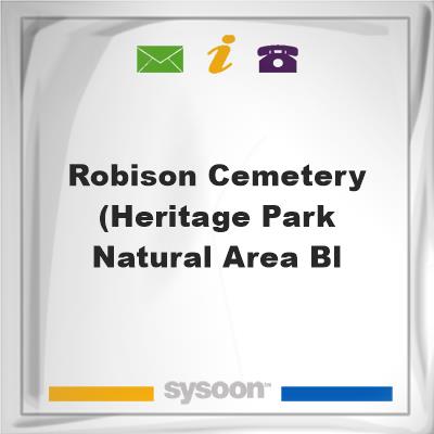 Robison Cemetery (Heritage Park & Natural Area, Bl, Robison Cemetery (Heritage Park & Natural Area, Bl