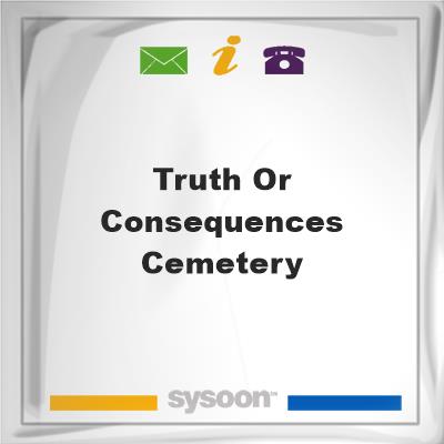Truth or Consequences Cemetery, Truth or Consequences Cemetery