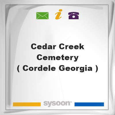 Cedar Creek Cemetery ( Cordele Georgia ), Cedar Creek Cemetery ( Cordele Georgia )