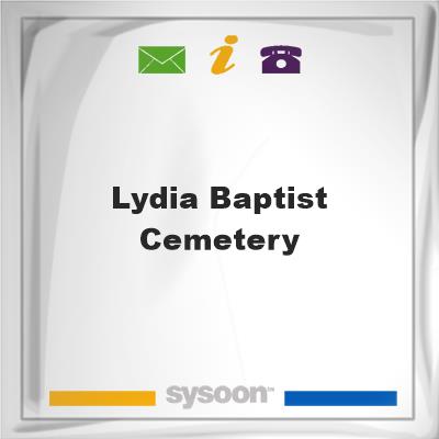 Lydia Baptist Cemetery, Lydia Baptist Cemetery