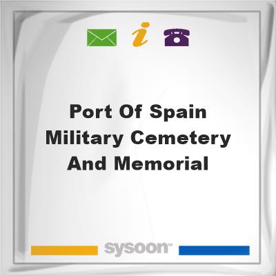 Port of Spain Military Cemetery and Memorial, Port of Spain Military Cemetery and Memorial