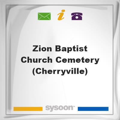 Zion Baptist Church Cemetery (Cherryville), Zion Baptist Church Cemetery (Cherryville)