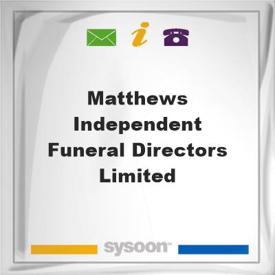 Matthews Independent Funeral Directors LimitedMatthews Independent Funeral Directors Limited on Sysoon