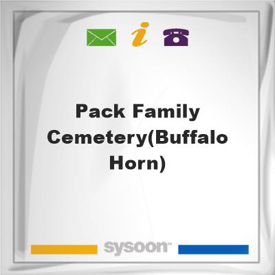 Pack Family Cemetery(Buffalo Horn), Pack Family Cemetery(Buffalo Horn)