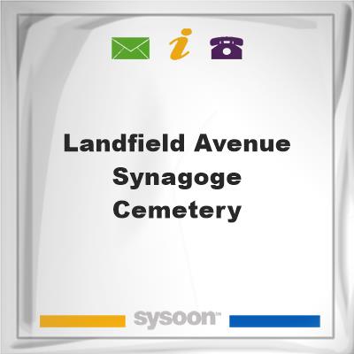 Landfield Avenue Synagoge Cemetery, Landfield Avenue Synagoge Cemetery