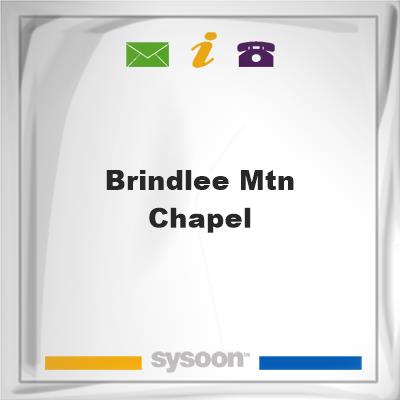 Brindlee Mtn. Chapel, Brindlee Mtn. Chapel