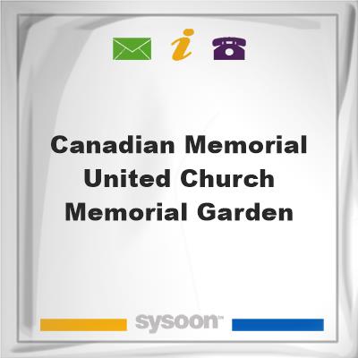 Canadian Memorial United Church Memorial Garden, Canadian Memorial United Church Memorial Garden