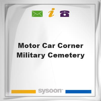 Motor Car Corner Military Cemetery, Motor Car Corner Military Cemetery