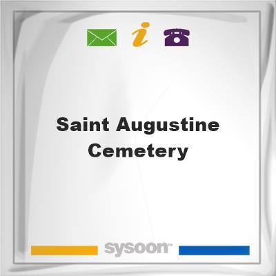 Saint Augustine Cemetery, Saint Augustine Cemetery
