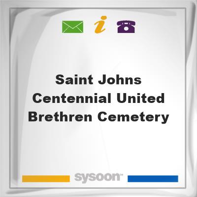 Saint Johns Centennial United Brethren Cemetery, Saint Johns Centennial United Brethren Cemetery